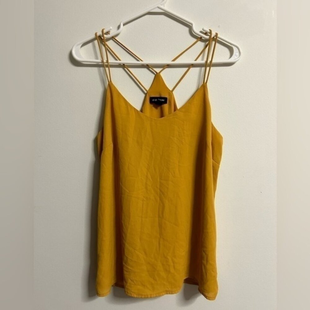 Le Chateau Yellow Camisole Tank